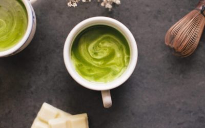 Matcha fehér forró csokoládé
