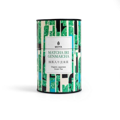 Moya Matcha Iri Genmaicha Organikus Japán Zöld Tea - 60 g