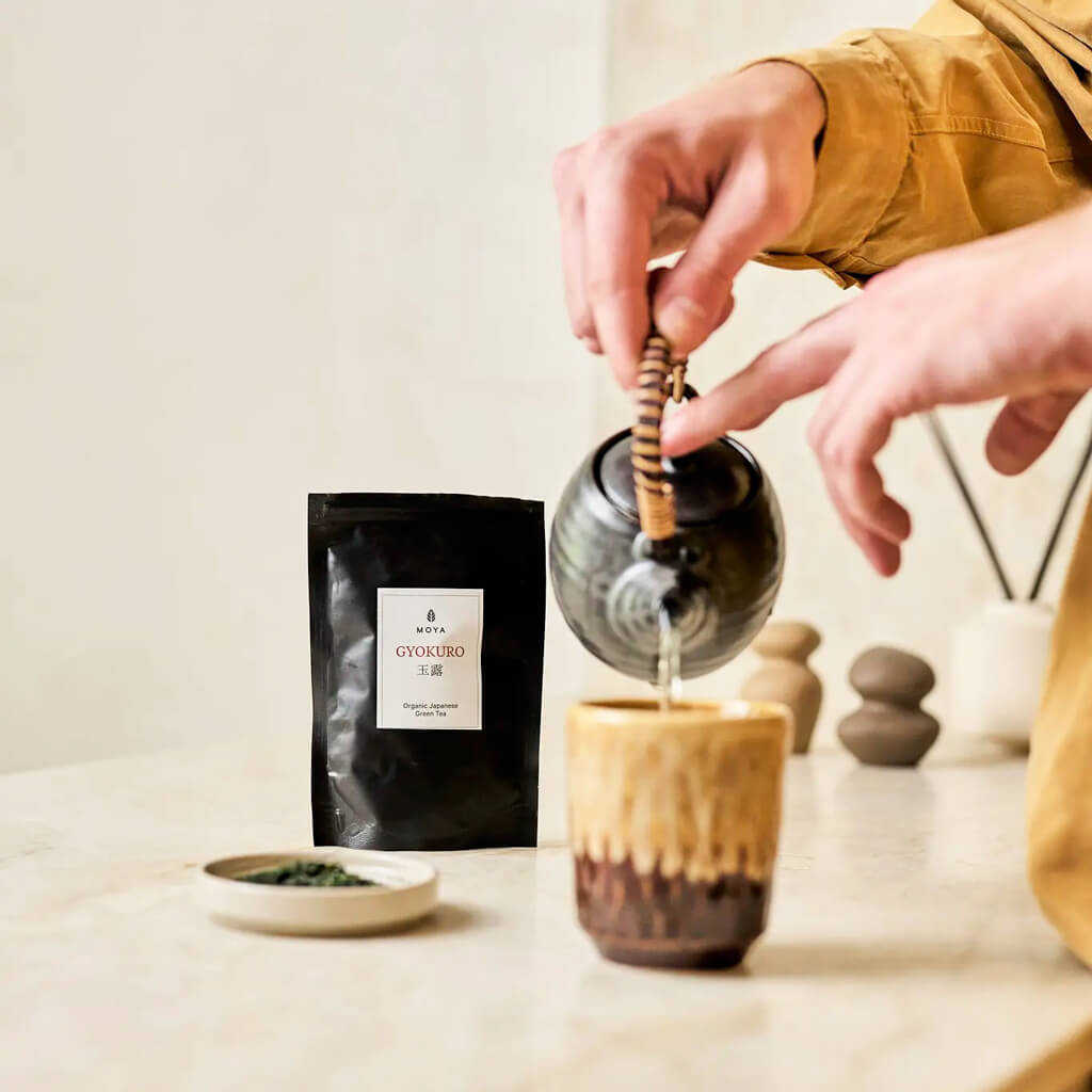 Moya-Gyokuro-Organikus-Japán-Zöld-Tea-50-g-Elkészítése