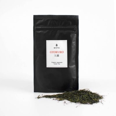 Moya Gyokuro Organikus Japán Zöld Tea-50 g Tealevelekkel