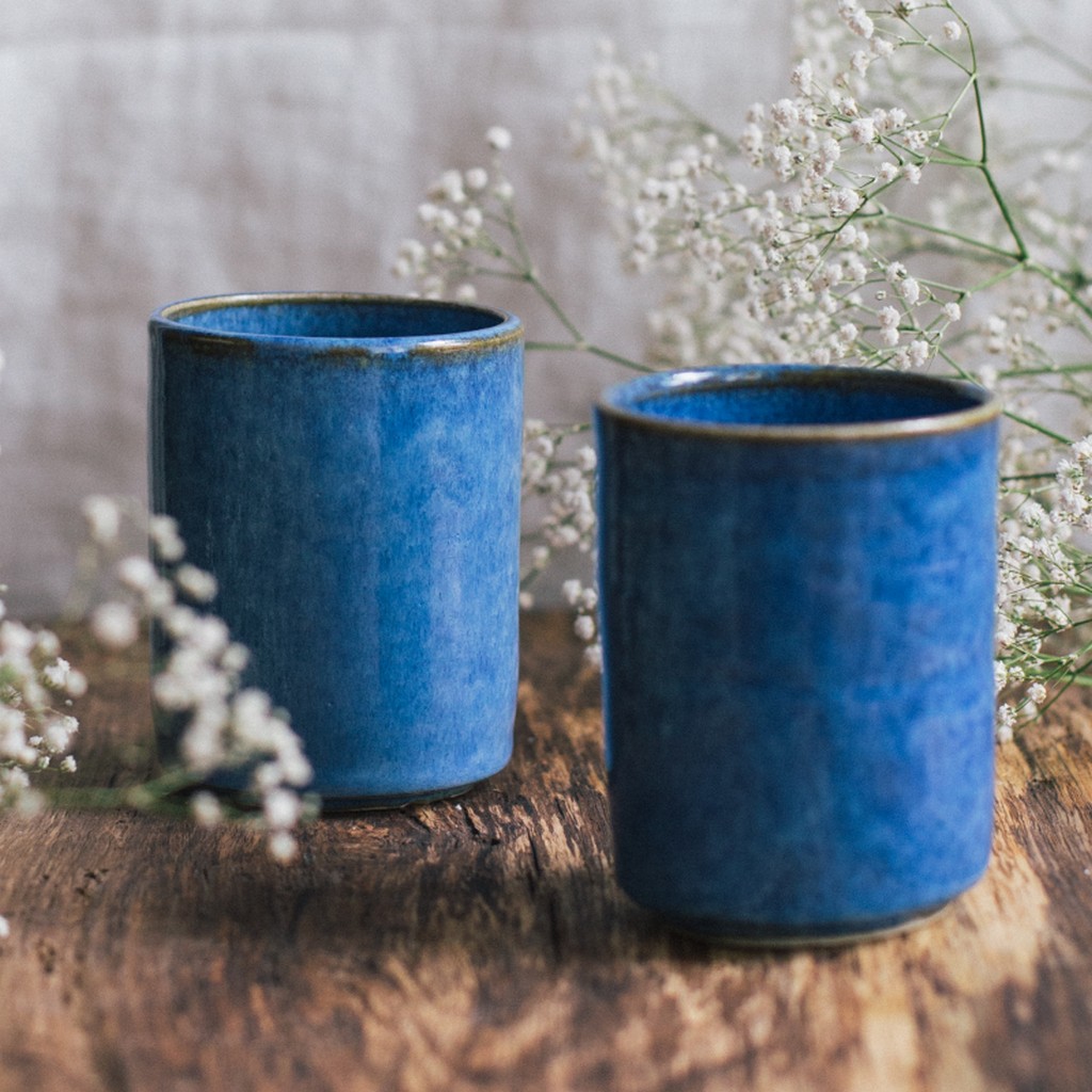 2 Darab Kaze Japán Kerámia Bögre Szálas Teákhoz