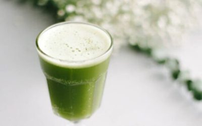 Virgin matcha spritzer koktél