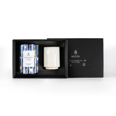 Moya Josei Organikus Szálas Tea Szett - Genmaicha 60g Elölről