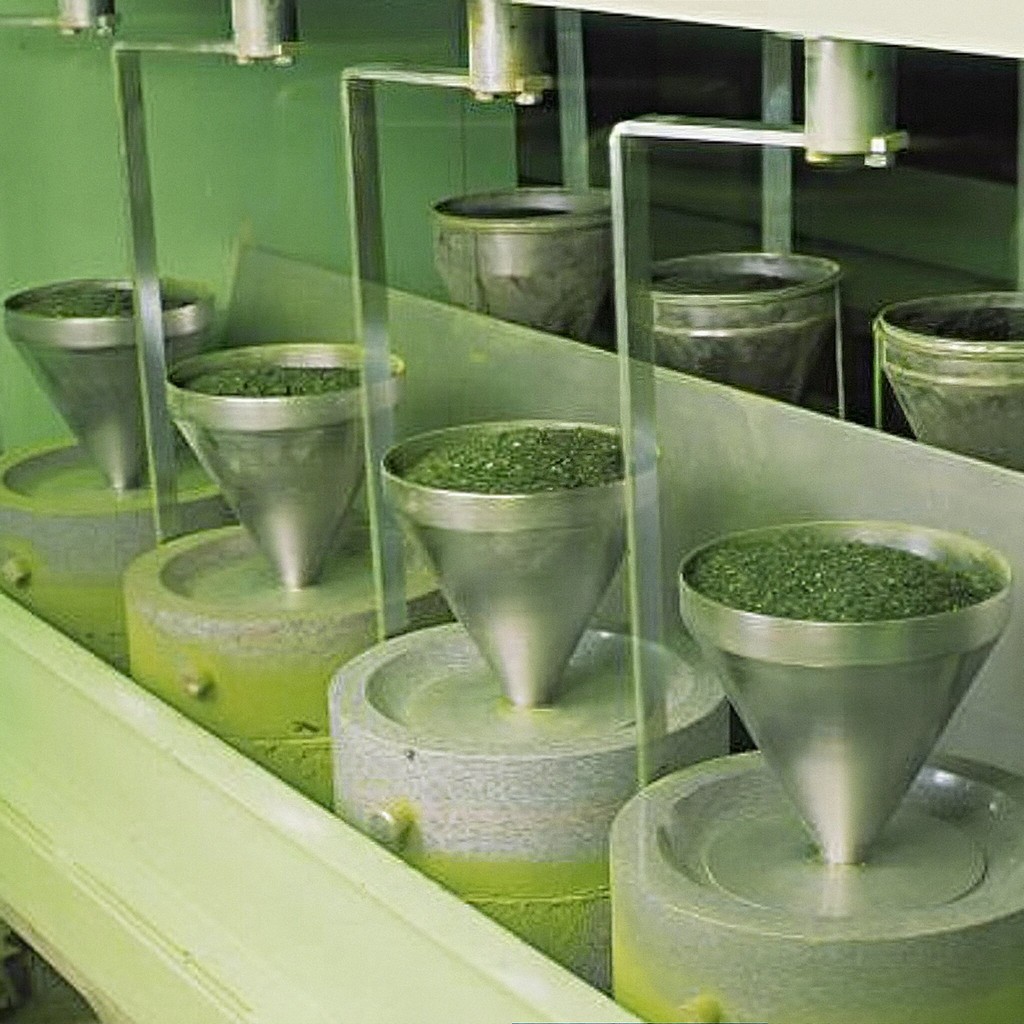 A matcha őrlésének folyamata
