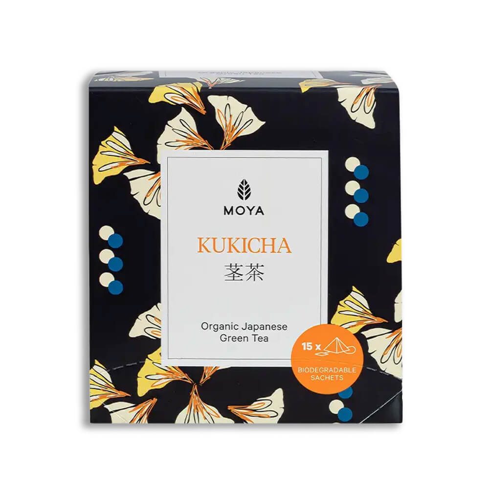 Moya Kukicha Organikus Japán Zöld Tea (Kiszerelés: Filteres 15 x 1,5g)