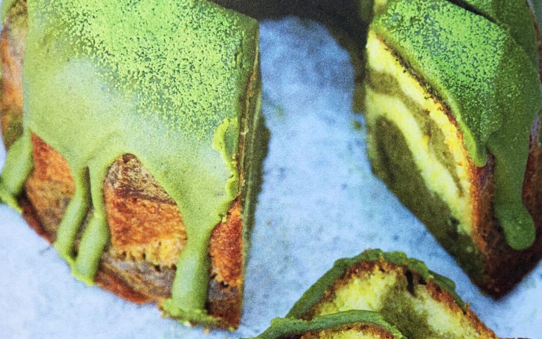 Matcha Márványtorta Fehércsokis Mázzal Recept