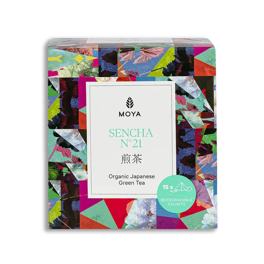 Moya Sencha No. 21 Organikus Japán Zöld Tea (Kiszerelés: Filteres 15 x 1,5g)