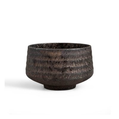 Japán Kerámia Matcha Tál - Hagane