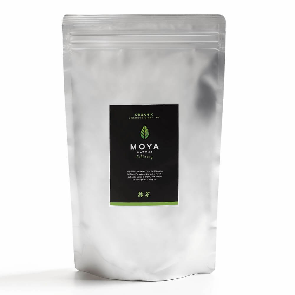 Moya Culinary Organikus Japán Matcha Tea 1 kg-os kiszerelése, elölnézetben