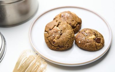 Hojicha keksz recept kétféle csokival